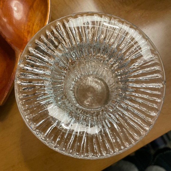 SOLD Vintage MCM iittala Timo Sarpaneva Art Glass Vase Finland Fluted Vertica - Picture 9 of 13